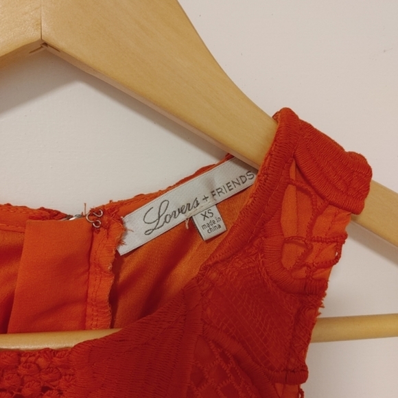 Lovers + Friends Caspian Shift Dress in Coral - Size XS from Revolve - Picture 6 of 7